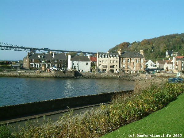 North Queensferry and Road Bridge in background