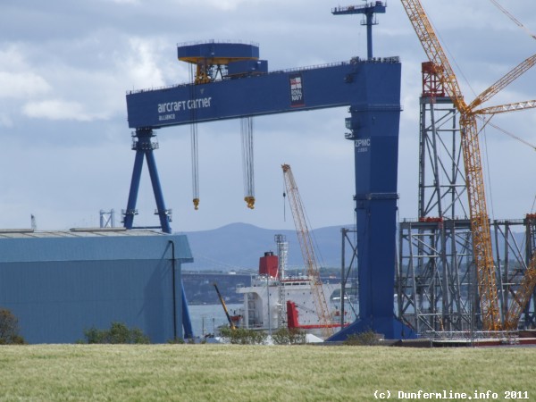 Crane in Rosyth Dockyard