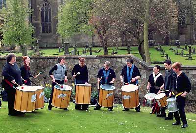 Outside the Abbey